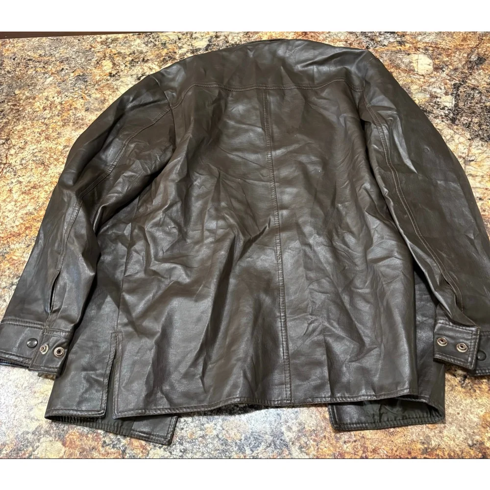 Vintage 70s/80s “Male Duds” Faux Leather Coat